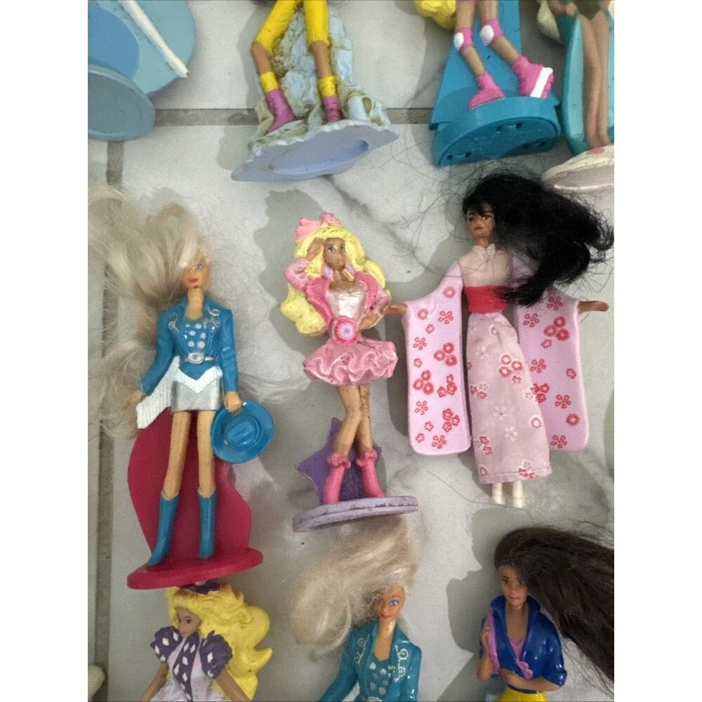 Vintage McDonalds Happy Meal Barbie Toy Lot 90s Mattel Figures Pieces 43 Pieces